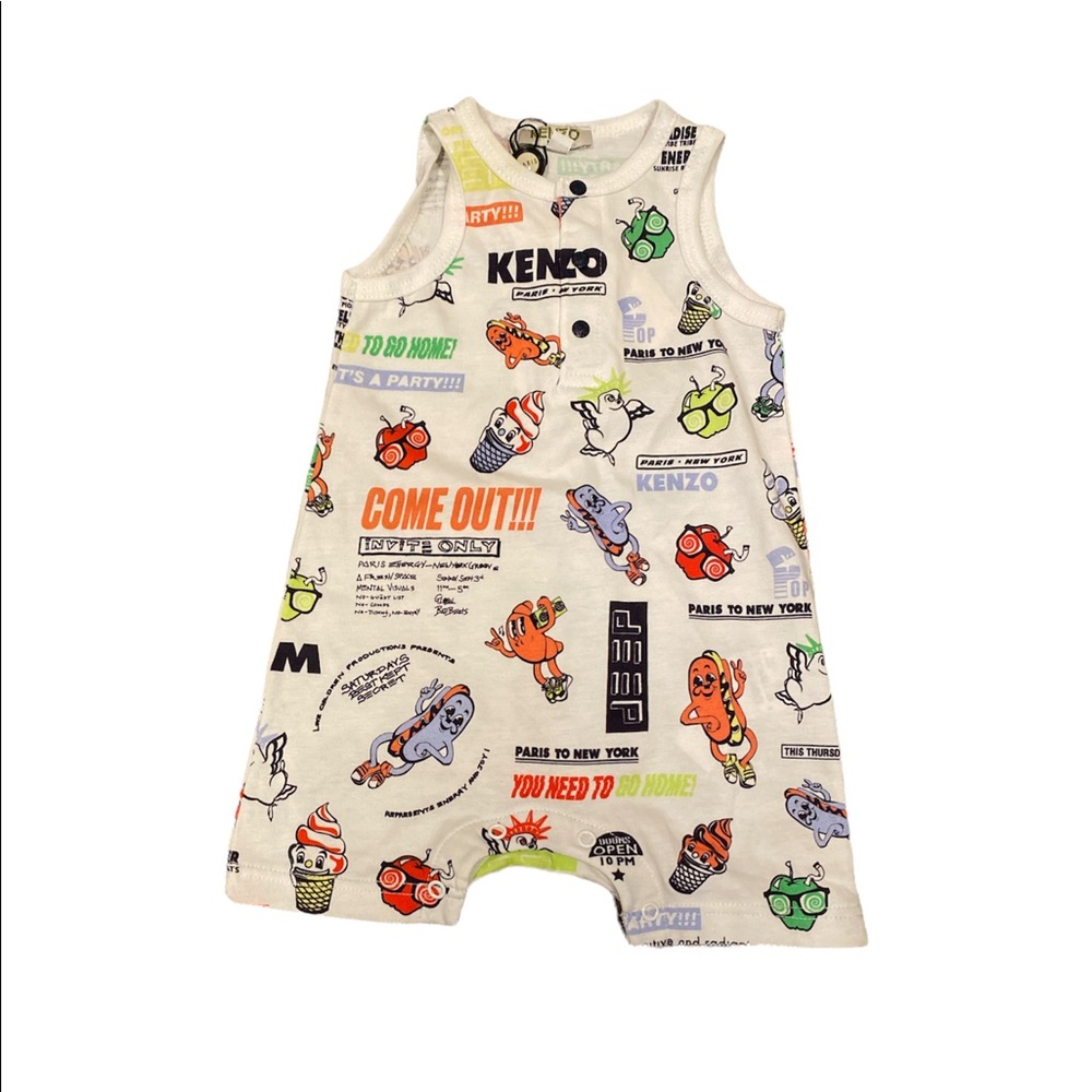 Kenzo baby sleeveless romper 6m